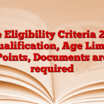 Gate Eligibility Criteria 2026, Qualification, Age Limit, Points, Documents are required