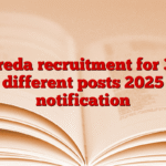 Oreda recruitment for 38 different posts 2025 notification