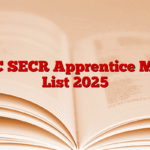 RRC SECR Apprentice Merit List 2025