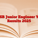 RSSB Junior Engineer Your Results 2025