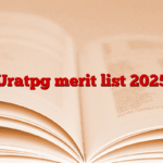 Uratpg merit list 2025